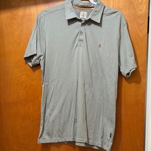 Volcom Light Gray Polo Shirt for Men